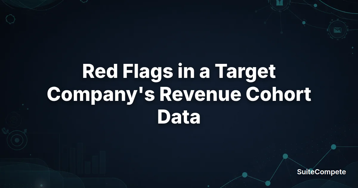 Red Flags in a Target Company's Revenue Cohort Data preview image