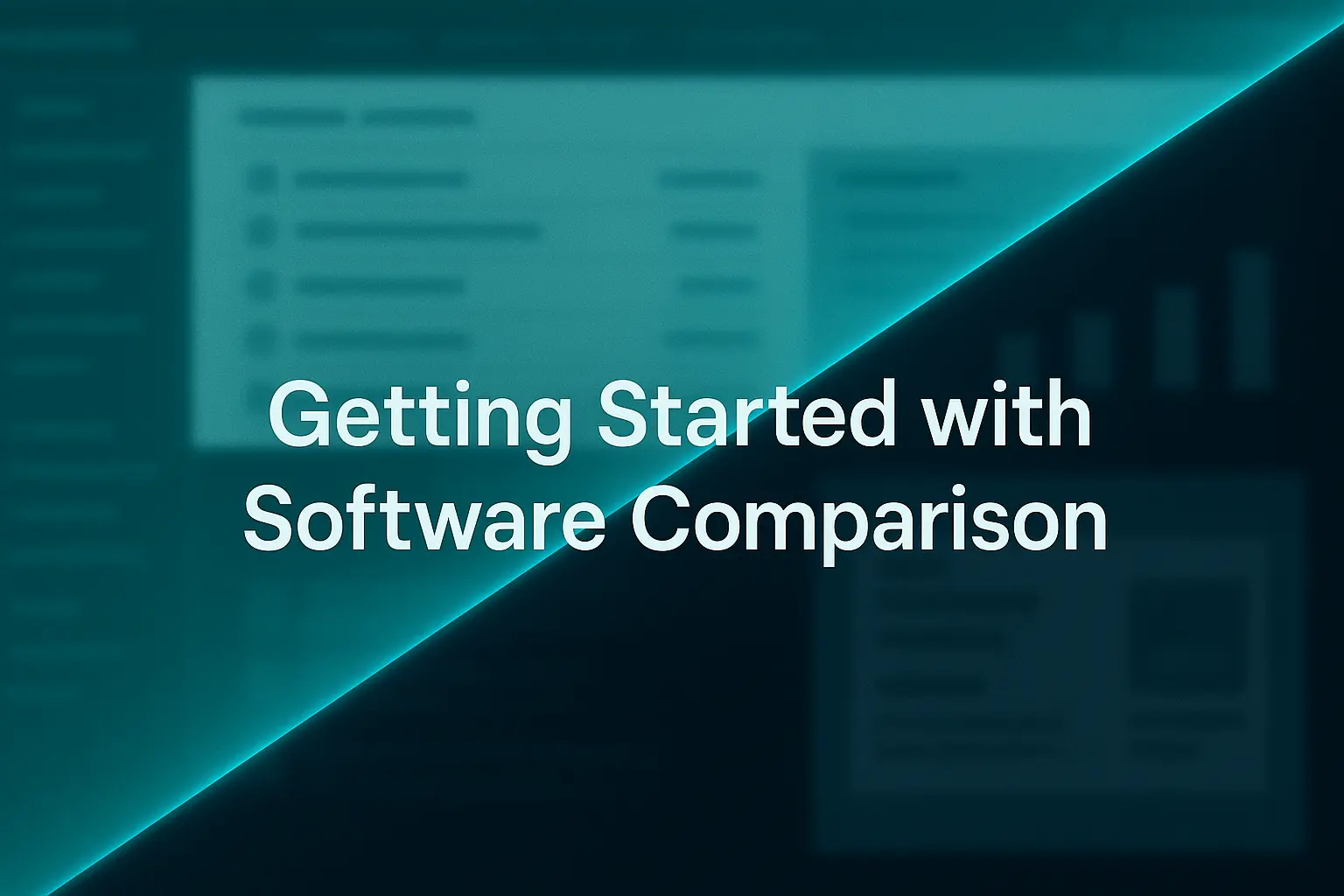 Getting Started with Software Comparison hero image
