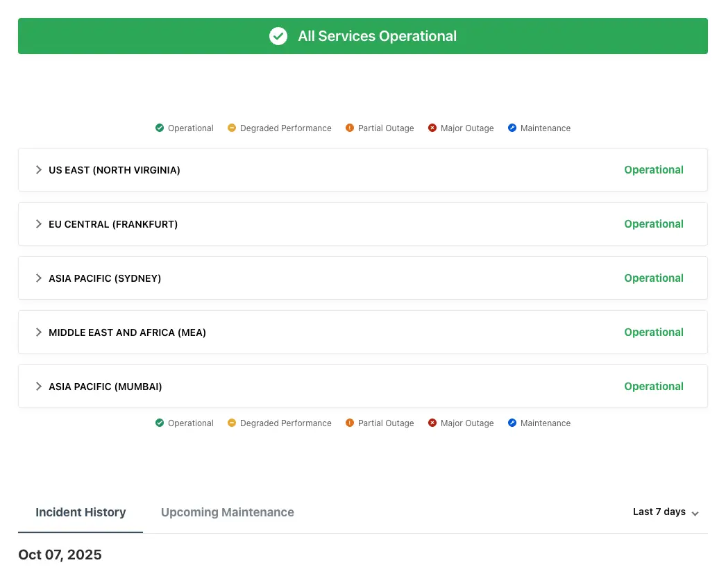 Example Status Page